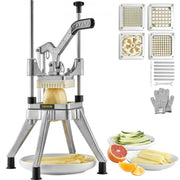 VEVOR Commercial Chopper Commercial Vegetable Chopper with 4 Blades Fruits Dicer