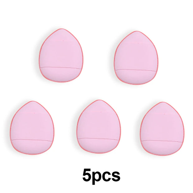 5/10Pcs Mini Finger Puff Foundation Small Air Cushion Powder Sponge Face Concealer BB Cream Cosmetic Applicator Makeup Tools